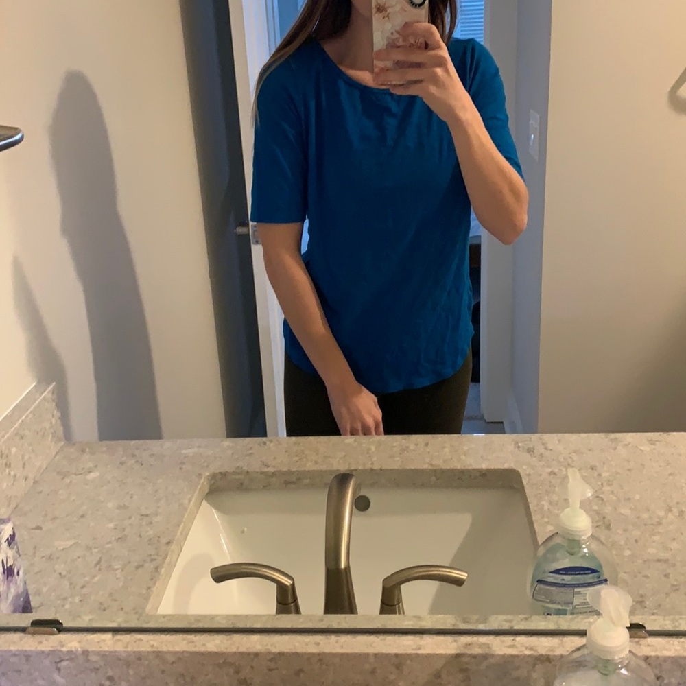 Royal blue vintage soft tee from LOFT